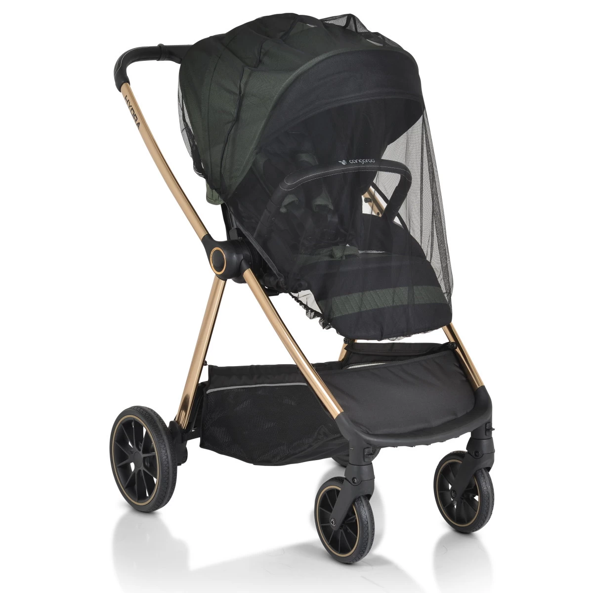 Cangaroo Hydra Green 2-in-1 Kinderwagen Incl. Adapter - Afbeelding 17