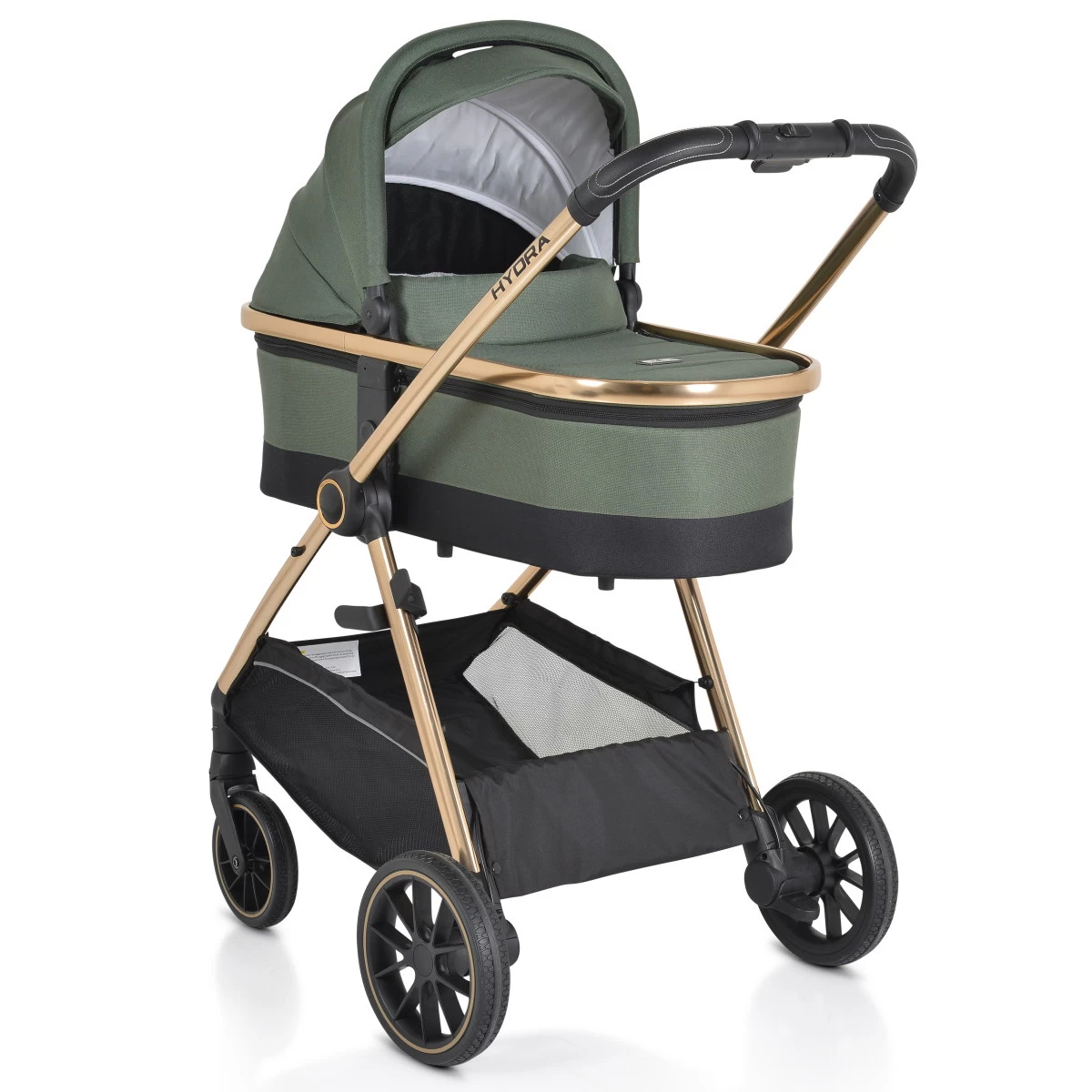 Cangaroo Hydra Green 2-in-1 Kinderwagen Incl. Adapter - Afbeelding 2