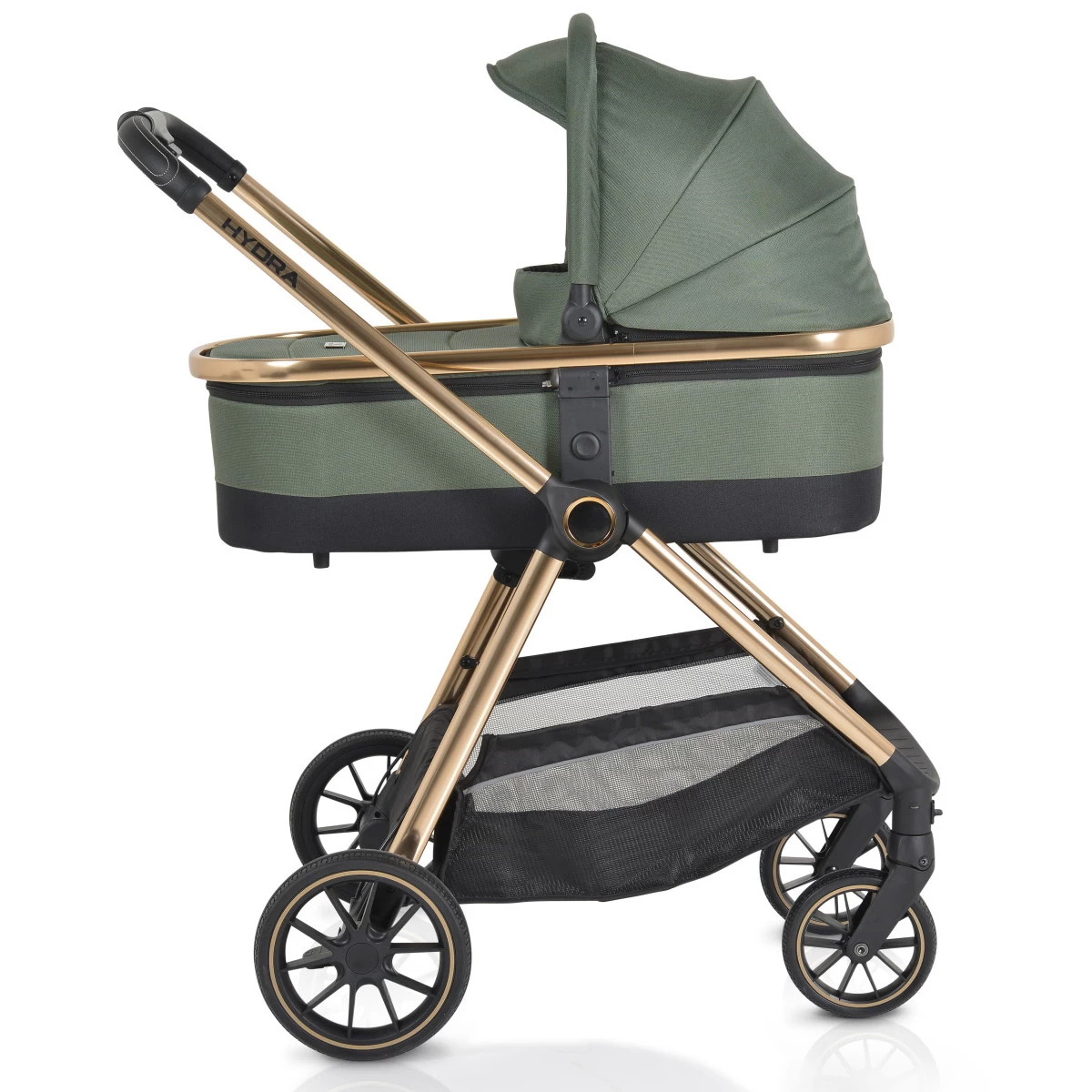 Cangaroo Hydra Green 2-in-1 Kinderwagen Incl. Adapter - Afbeelding 4