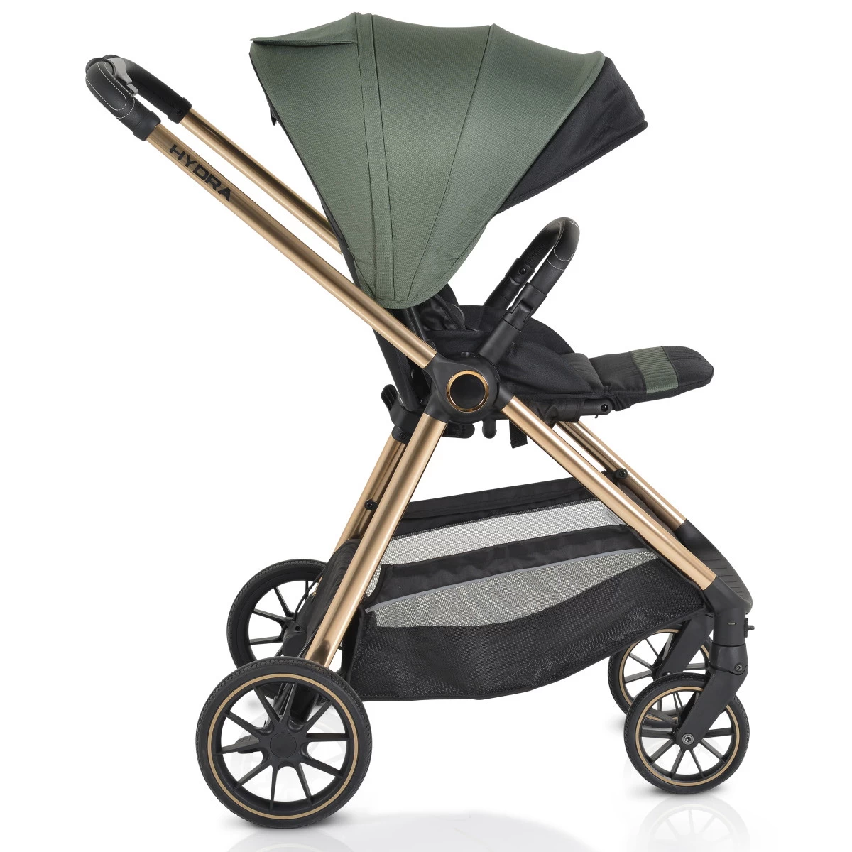 Cangaroo Hydra Green 2-in-1 Kinderwagen Incl. Adapter - Afbeelding 9