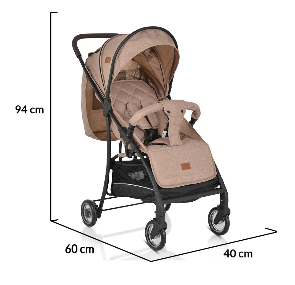 Cangaroo London Beige Wandelwagen 5598 - Afbeelding 12