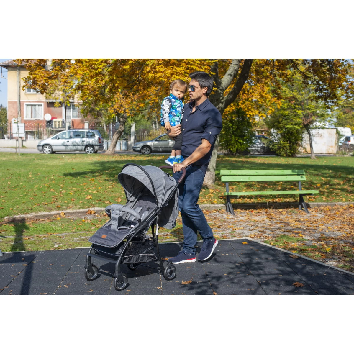 Cangaroo London Grey Wandelwagen 5581 - Afbeelding 14