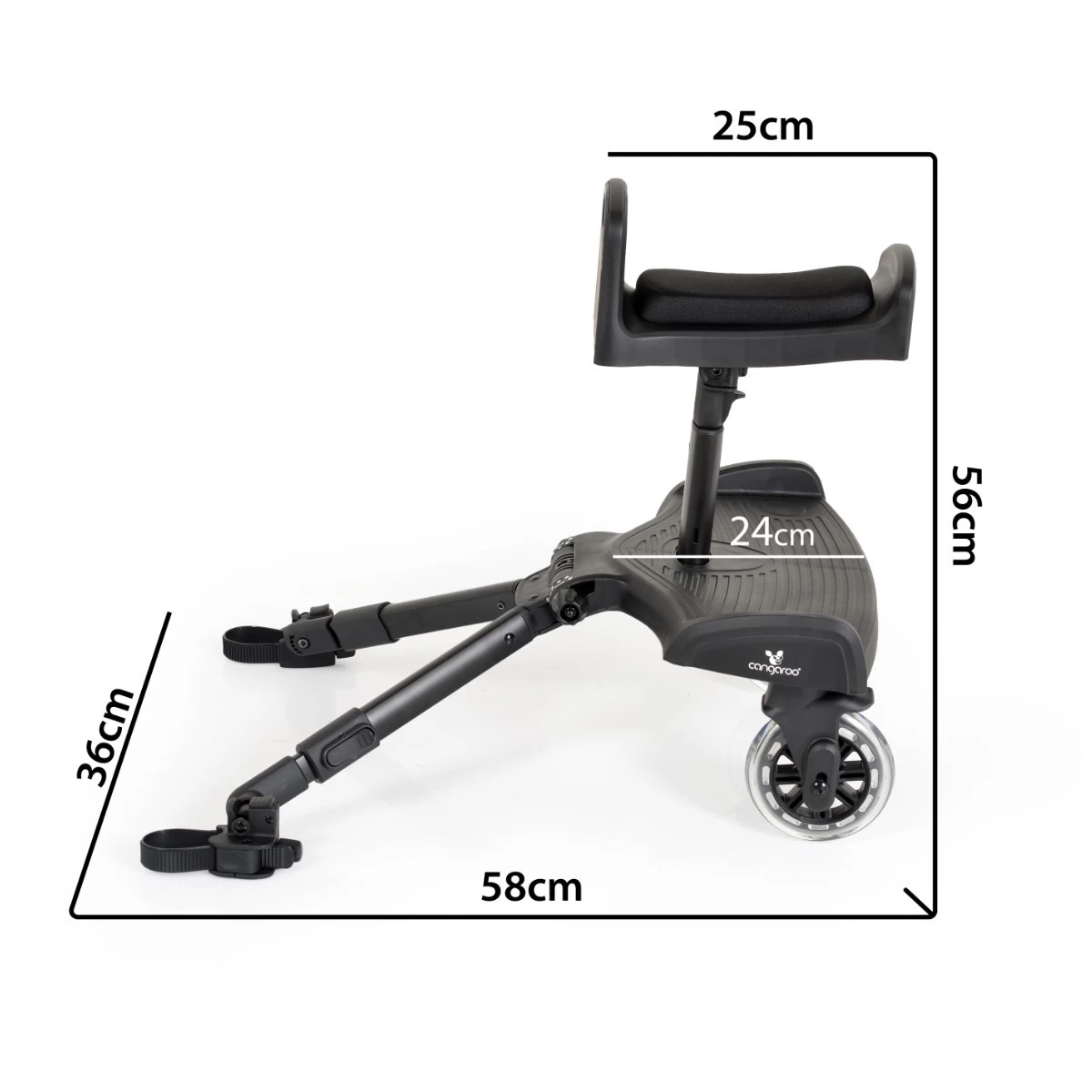 Cangaroo Move On Meerijdplankje Met Zitje 109554 - Afbeelding 9