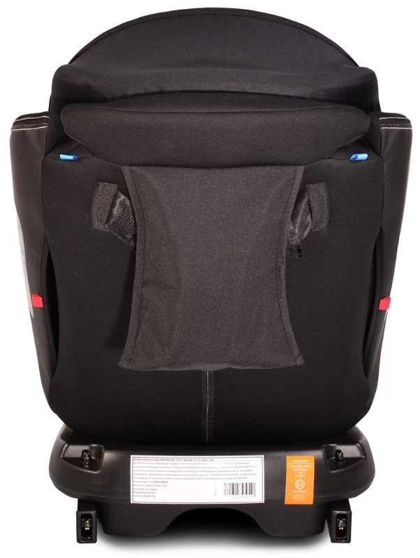 Cangaroo Pilot Black Leather SPS Isofix 360° 0-36 Kg Autostoel Met Zonnekap - Afbeelding 4