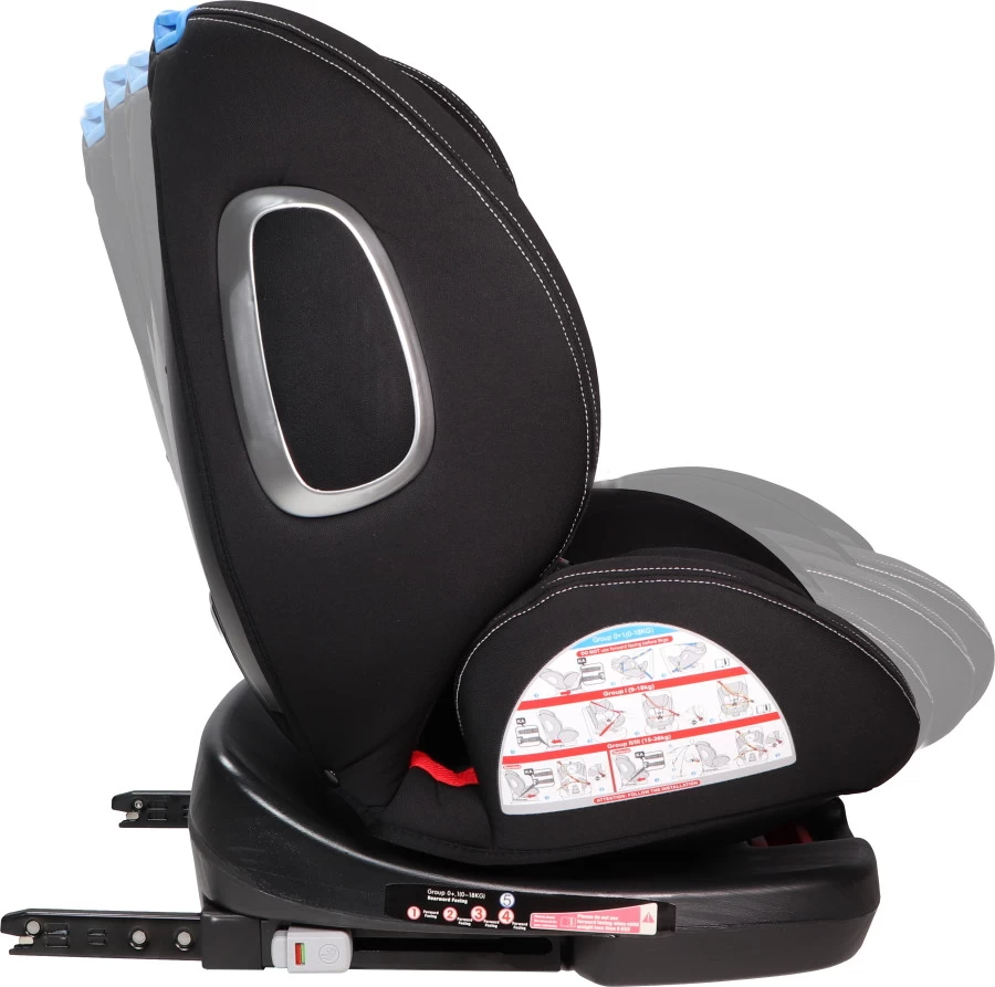 Ding Cruz Black 360° Isofix Autostoel 0-36kg DI-101919 - Afbeelding 2