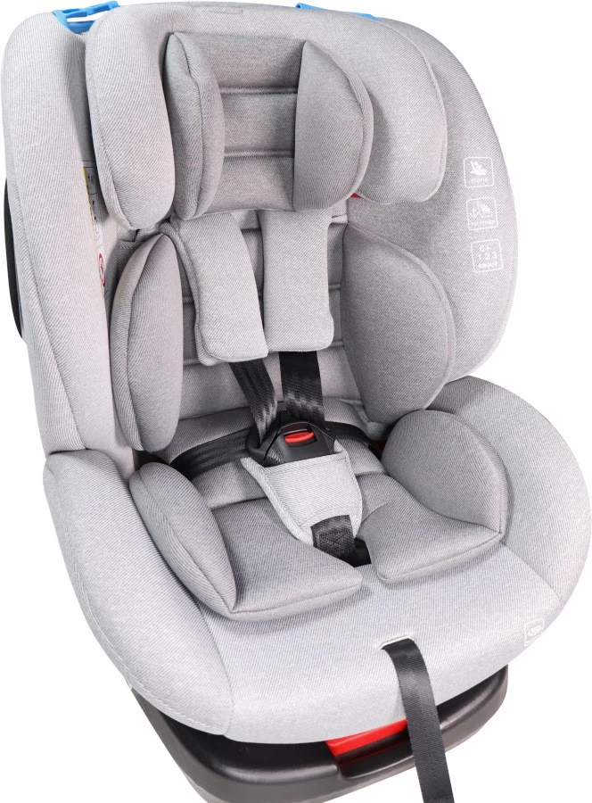 Ding Cruz Light Grey 360° Isofix Autostoel 0-36kg DI-101921 - Afbeelding 7