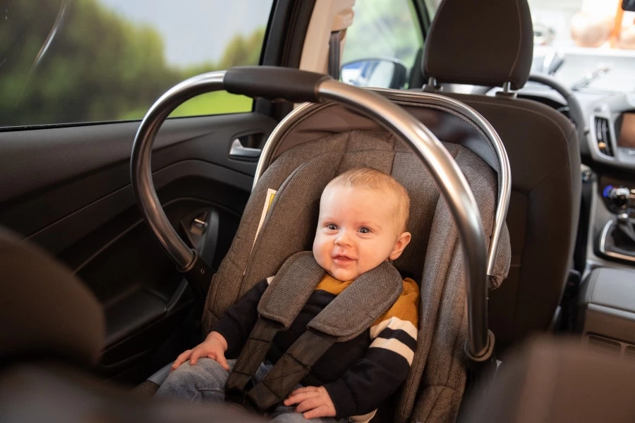 Ding Fenix Black/Rose Autostoel 0-13kg - Afbeelding 7