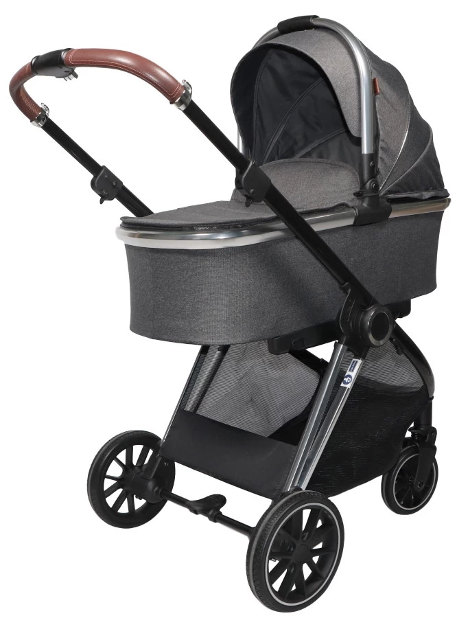 Ding Fenix Grey/Silver 3-in-1 Combi Kinderwagen Incl. Autostoel - Afbeelding 12