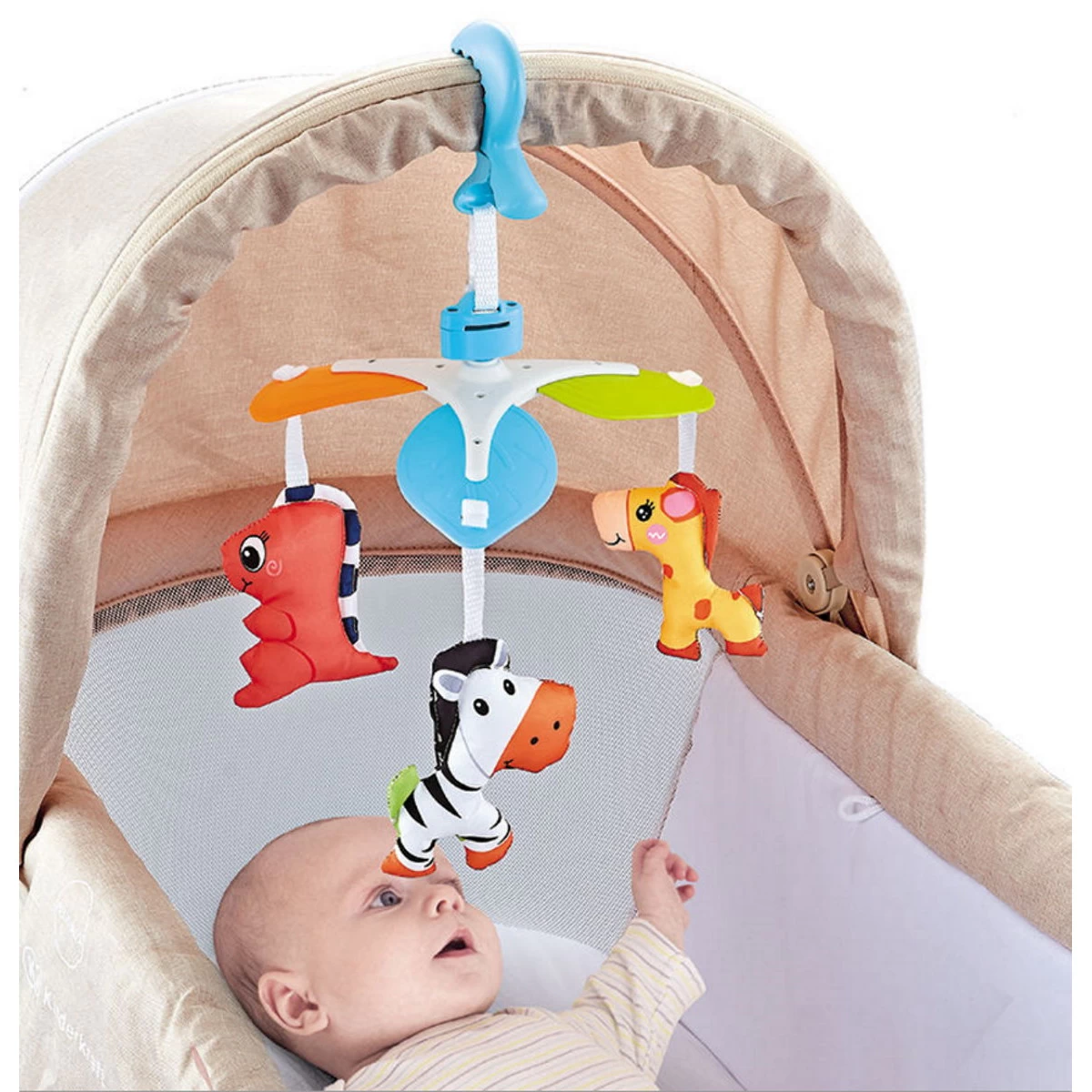 Eco Toys Blue Babymobiel Kinderwagen Speelgoed HC527701 - Afbeelding 3