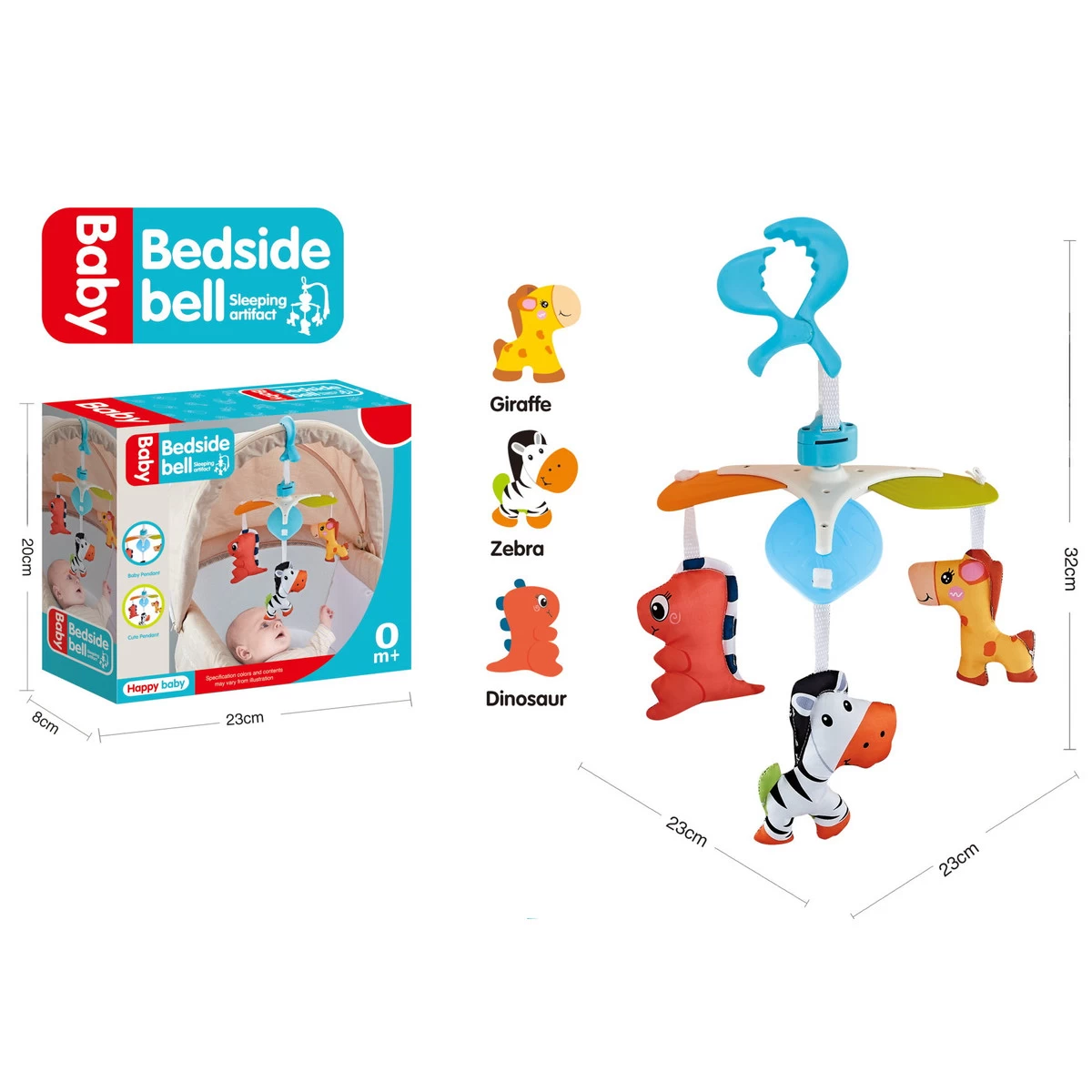 Eco Toys Blue Babymobiel Kinderwagen Speelgoed HC527701 - Afbeelding 5