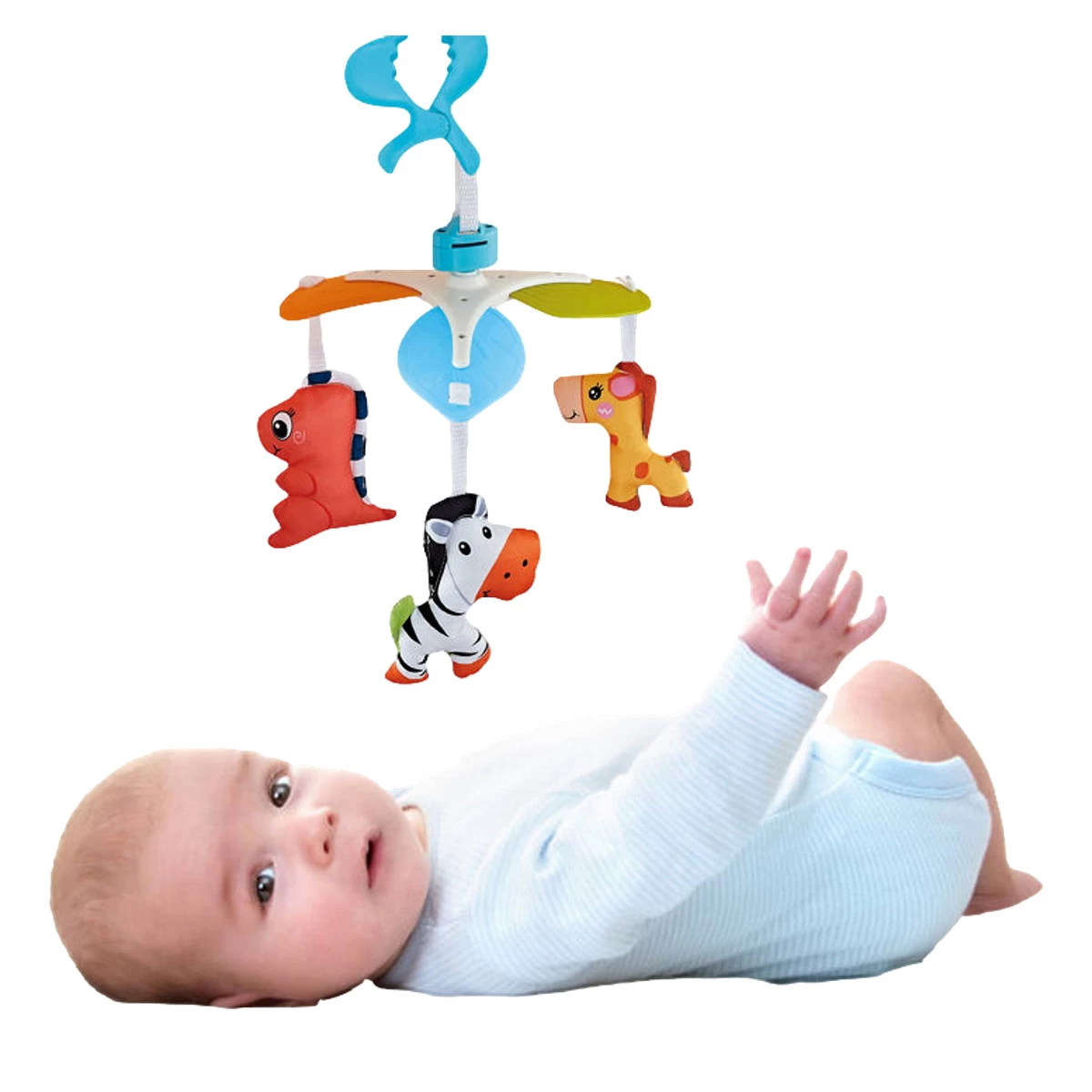 Eco Toys Blue Babymobiel Kinderwagen Speelgoed HC527701 - Afbeelding 2