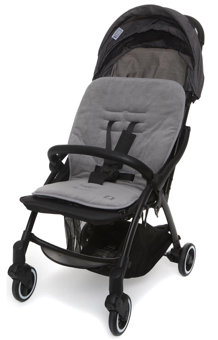 Jollein Badstof Storm Grey Buggy/Wandelwagen Inlegkussen 026-001-00094 - Afbeelding 4