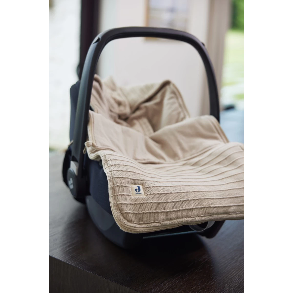 Jollein Pure Knit Nougat 3/5 Punts 0-9 Maanden Autostoel Voetenzak 025-811-67011 - Afbeelding 7