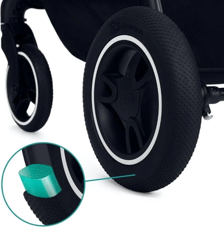 Kinderkraft All Road Ash Grey Wandelwagen KKWALROAGR0000 - Afbeelding 10