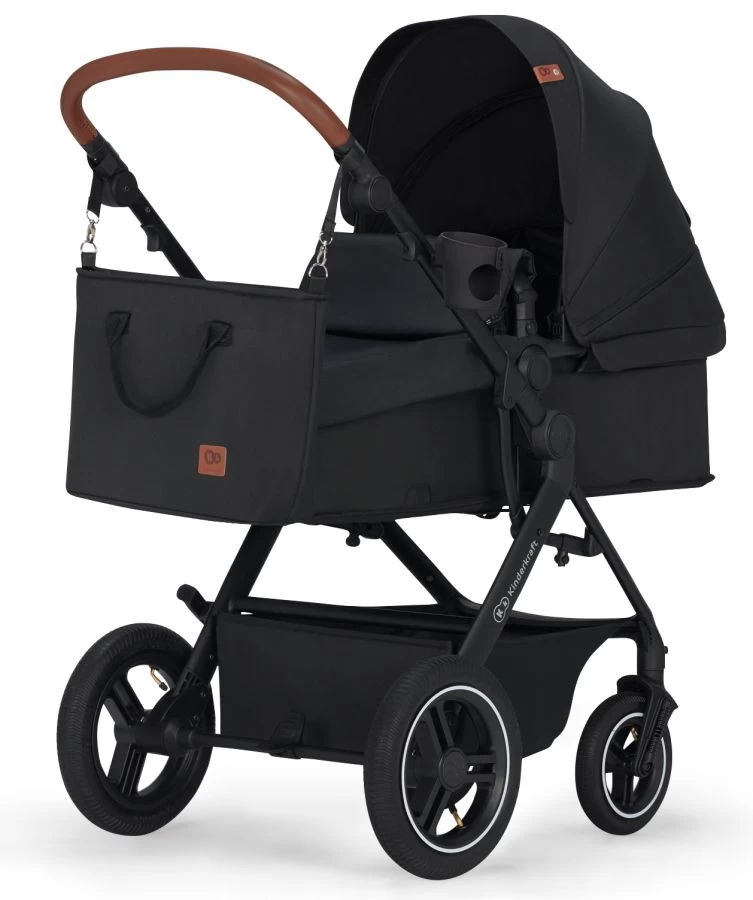 Kinderkraft B-Tour Deep Black 3-in-1 Combi Kinderwagen Incl. Autostoel KSBTOU00BLK3000 - Afbeelding 2