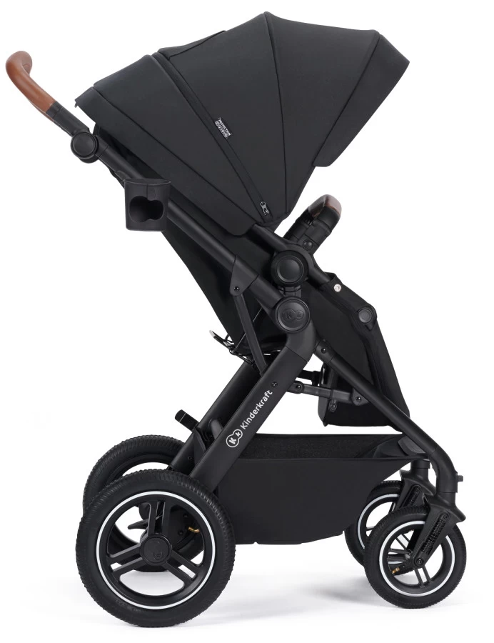 Kinderkraft B-Tour Deep Black 3-in-1 Combi Kinderwagen Incl. Autostoel KSBTOU00BLK3000 - Afbeelding 5