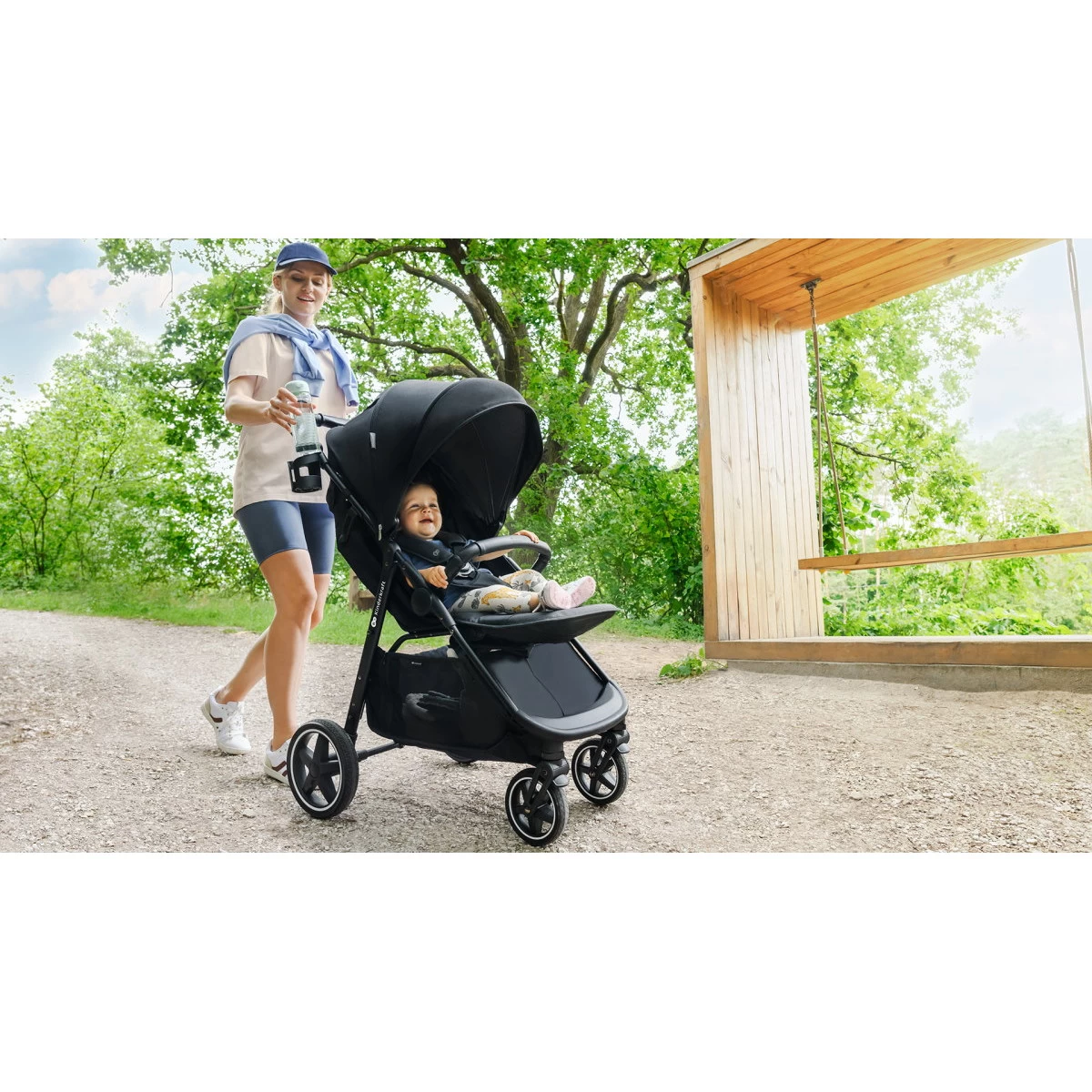 Kinderkraft Route Platinum Grey Wandelwagen KSROUT00GRY0000 - Afbeelding 19