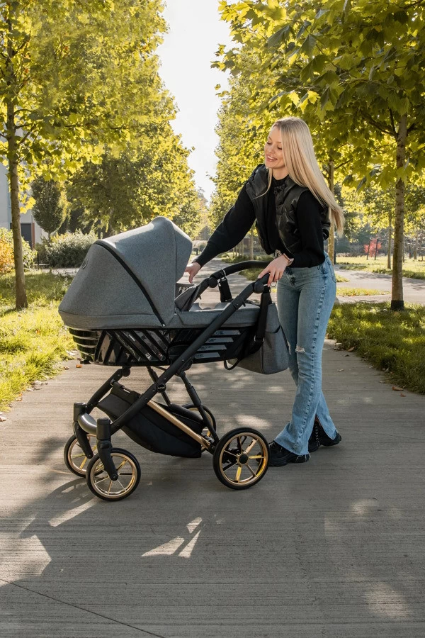 Kunert Ivento Premium Gold Deep Black 2-in-1 Kinderwagen IVE-12-GOLD - Afbeelding 18