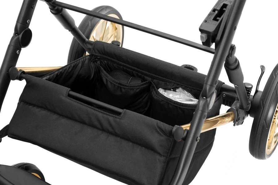 Kunert Ivento Premium Gold Deep Black 2-in-1 Kinderwagen IVE-12-GOLD - Afbeelding 4