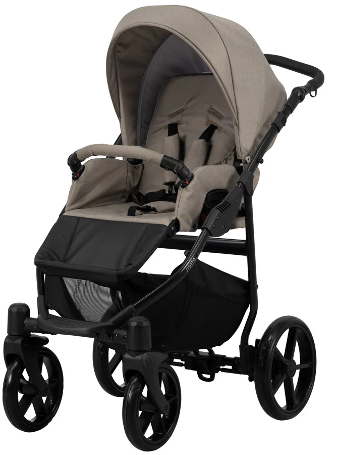 Kunert Mata Black Mocca 2-in-1 Combi Kinderwagen MATA-02-BLACK - Afbeelding 2