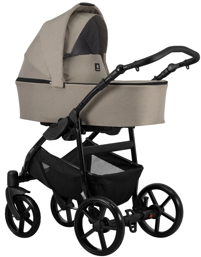 Kunert Mata Black Mocca 2-in-1 Combi Kinderwagen MATA-02-BLACK