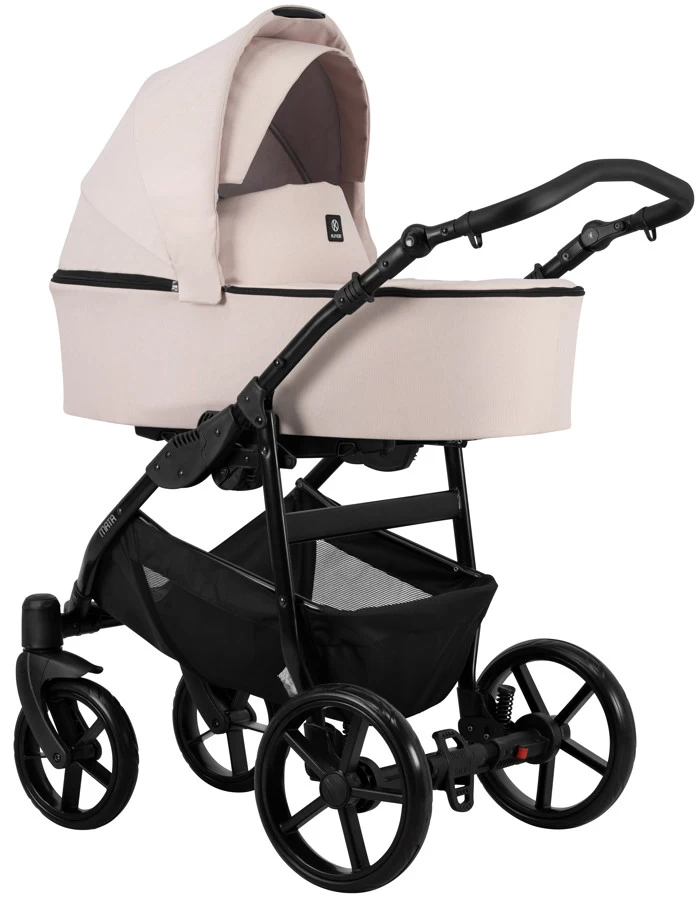 Kunert Mata Black Pink 2-in-1 Combi Kinderwagen MATA-06-BLACK