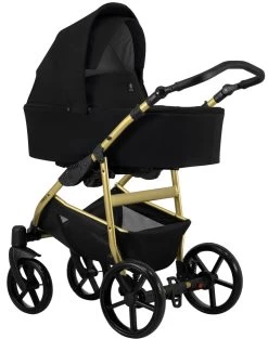 Kunert Mata Gold Black 2-in-1 Combi Kinderwagen MATA-10-GOLD