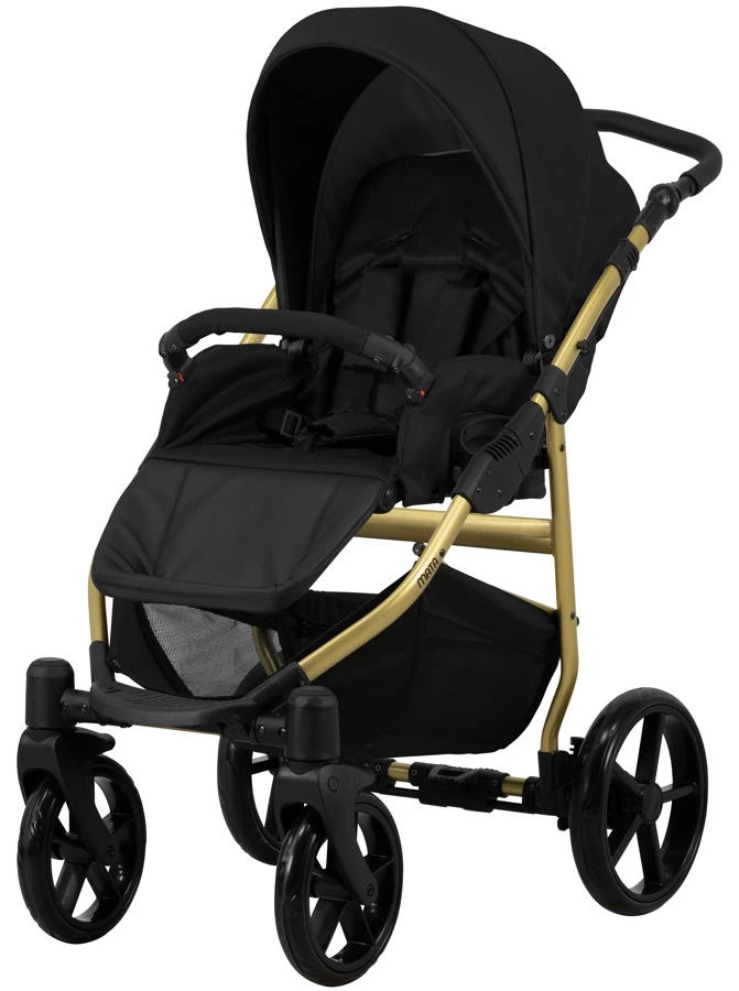 Kunert Mata Gold Black 2-in-1 Combi Kinderwagen MATA-10-GOLD - Afbeelding 2