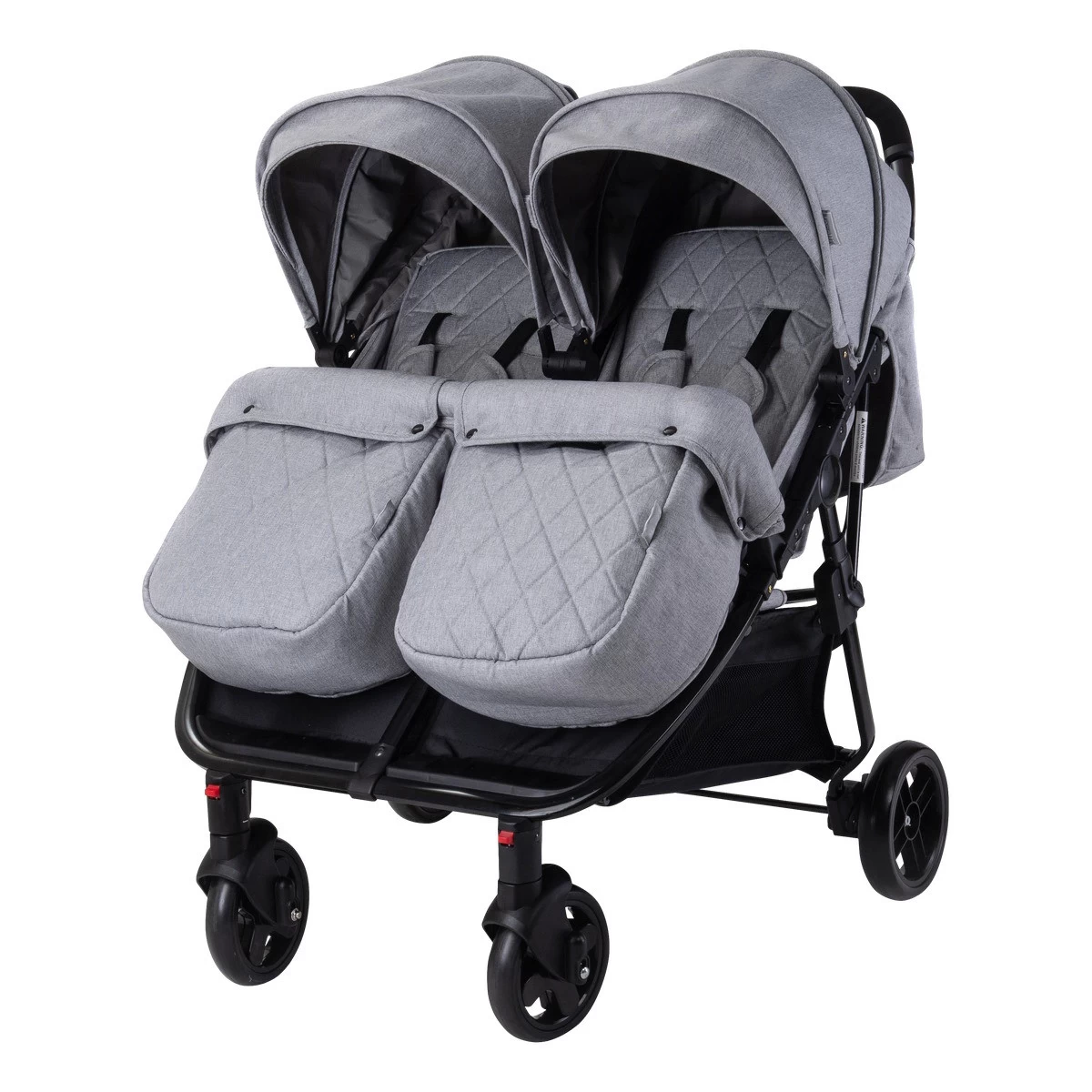 Lorelli Duo Cool Grey Duowagen Incl. Luiertas 1002154-2386 - Afbeelding 2