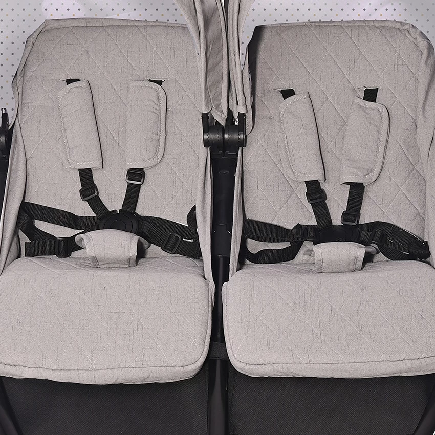 Lorelli Duo Cool Grey Duowagen Incl. Luiertas 1002154-2386 - Afbeelding 8