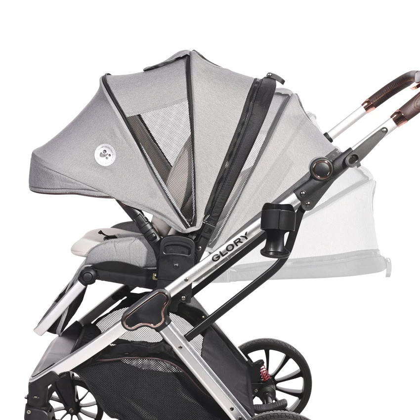 Lorelli Glory Grey 3-in-1 Combi Kinderwagen Incl. Autostoel 1002176-2302 - Afbeelding 13