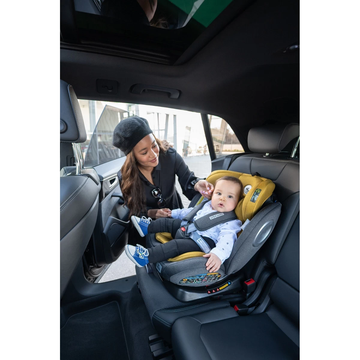 Lorelli Lyra Black & Grey 0-36 Kg Isofix 360º Autostoel 1007145-2339 - Afbeelding 9