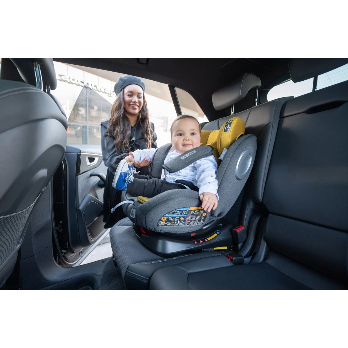 Lorelli Lyra Black & Grey 0-36 Kg Isofix 360º Autostoel 1007145-2339 - Afbeelding 8