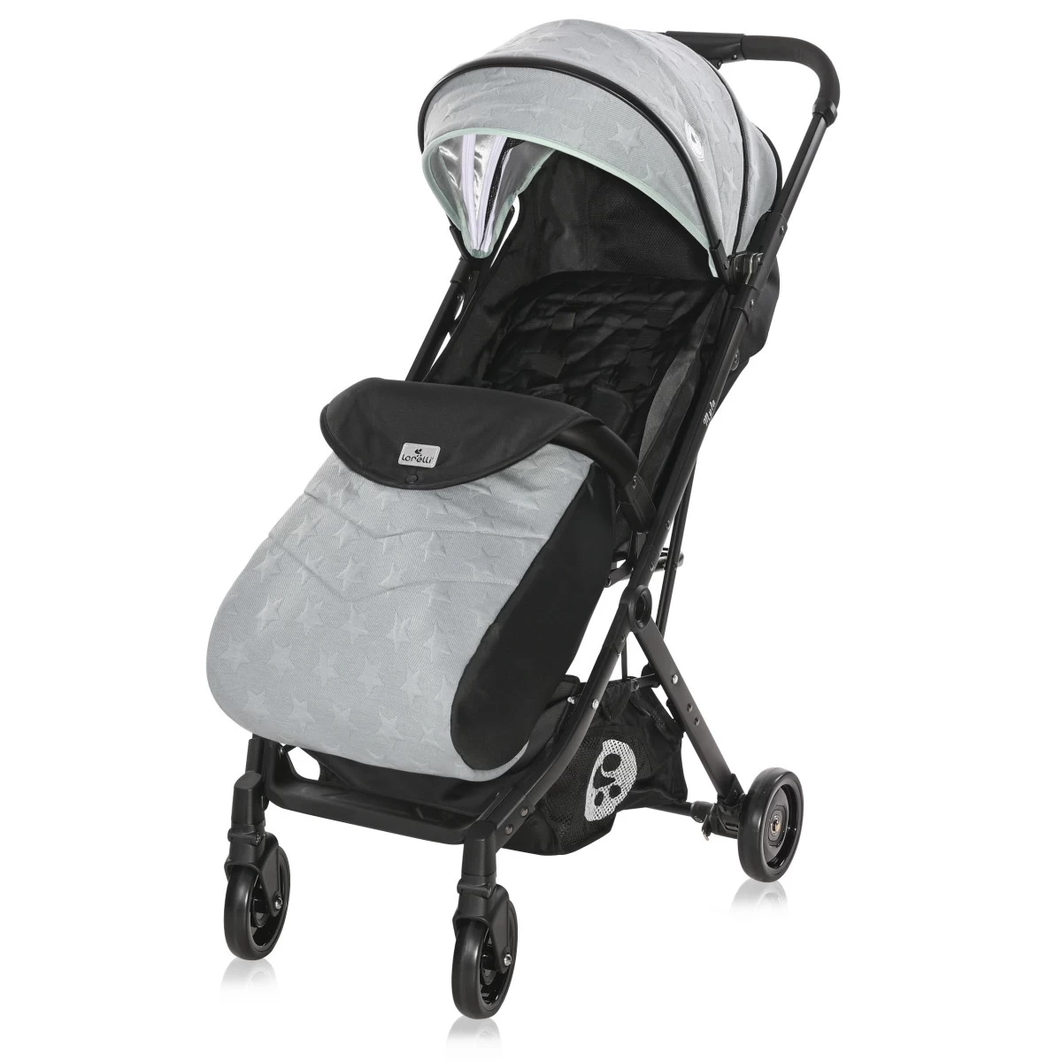 Lorelli Myla Silver Blue Stars Wandelwagen 1002159-2149 - Afbeelding 2