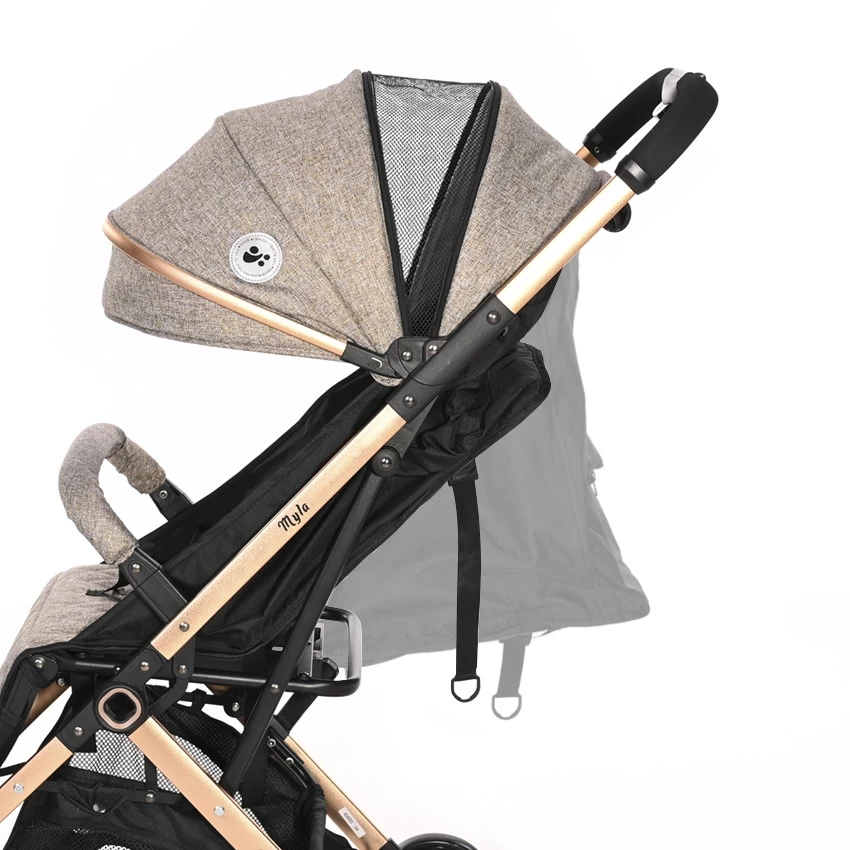 Lorelli Myla Silver Blue Stars Wandelwagen 1002159-2149 - Afbeelding 4