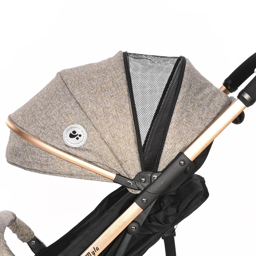 Lorelli Myla Silver Blue Stars Wandelwagen 1002159-2149 - Afbeelding 6