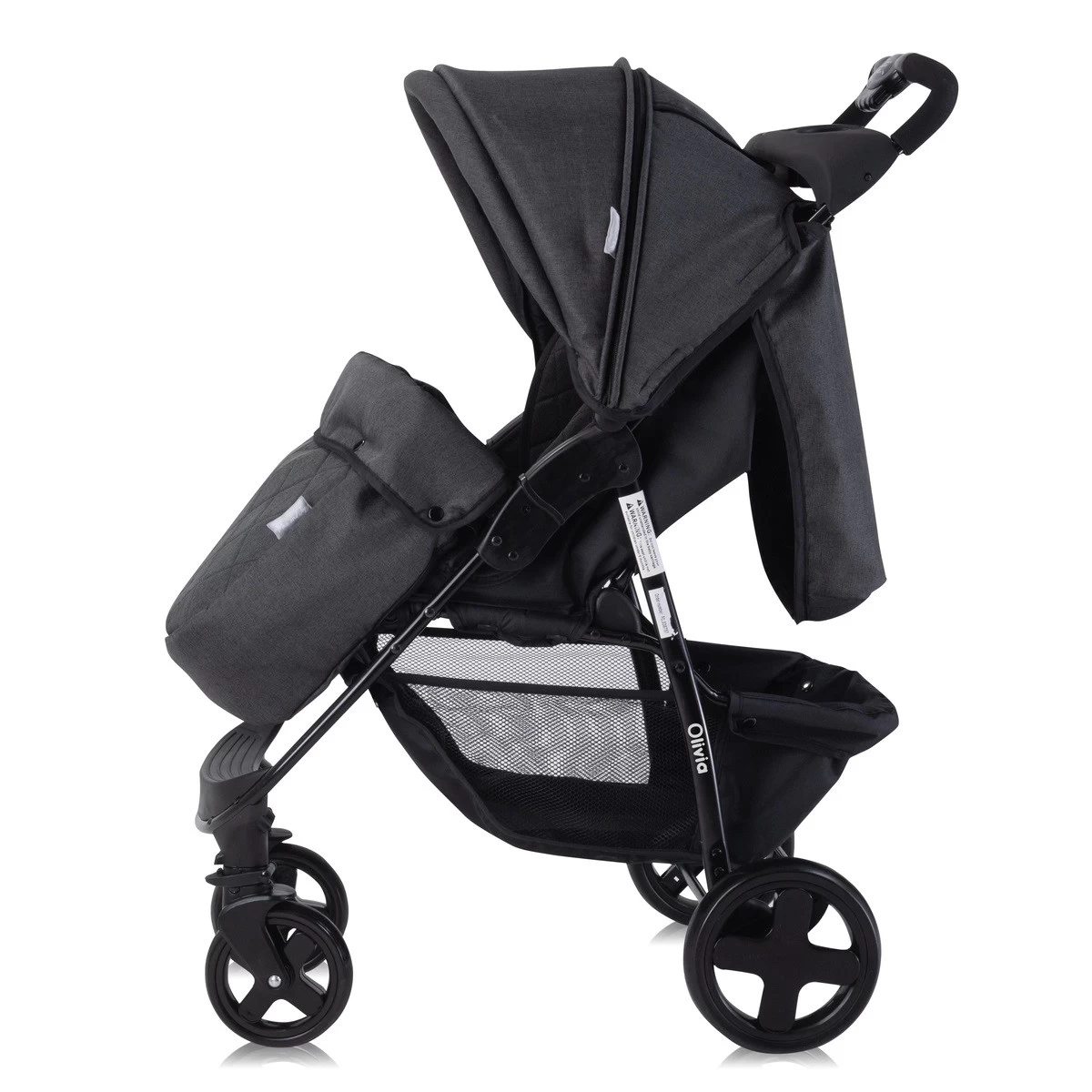 Lorelli Olivia Black Wandelwagen 1002187-2305 - Afbeelding 3