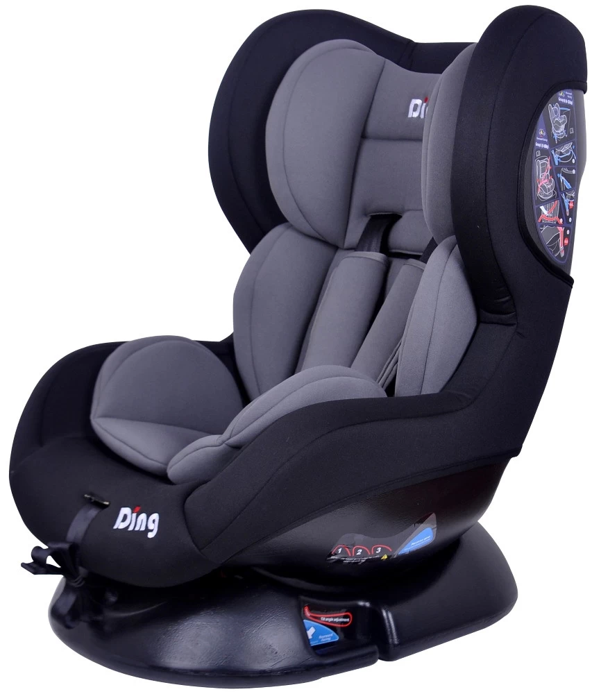 Ding Dano Zwart/Grijs Autostoel 0-18 Kg CS002 - Afbeelding 3