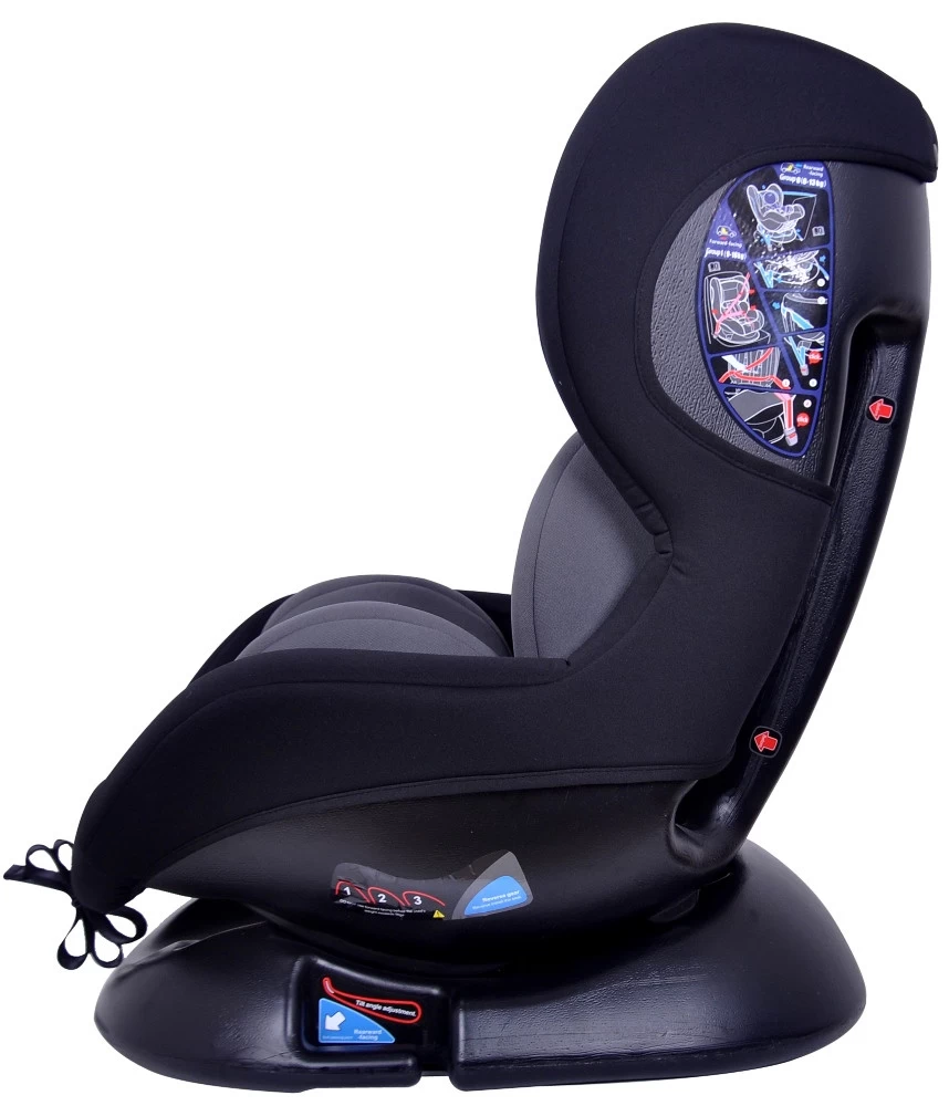 Ding Dano Zwart/Grijs Autostoel 0-18 Kg CS002 - Afbeelding 4