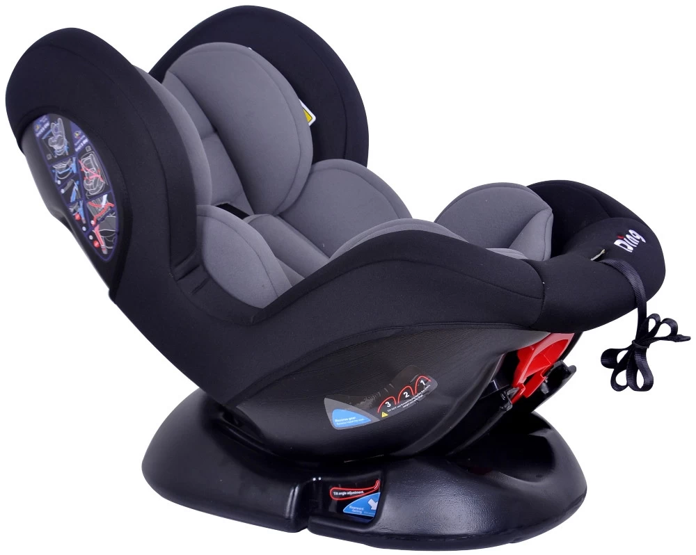 Ding Dano Zwart/Grijs Autostoel 0-18 Kg CS002 - Afbeelding 5