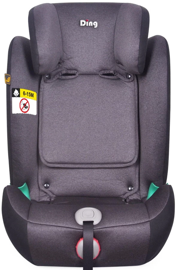 Ding York Grey Leather I-Size Autostoel 9-36 Kg K63 - Afbeelding 3