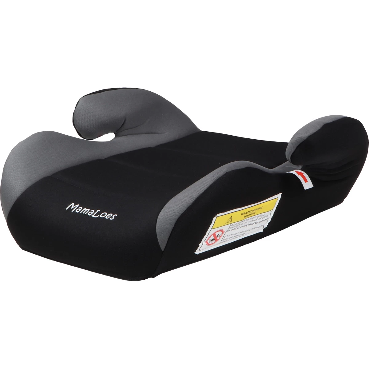 MamaLoes Emma Grijs/Zwart Booster Stoelverhoger 15-36kg ML050204 - Afbeelding 3