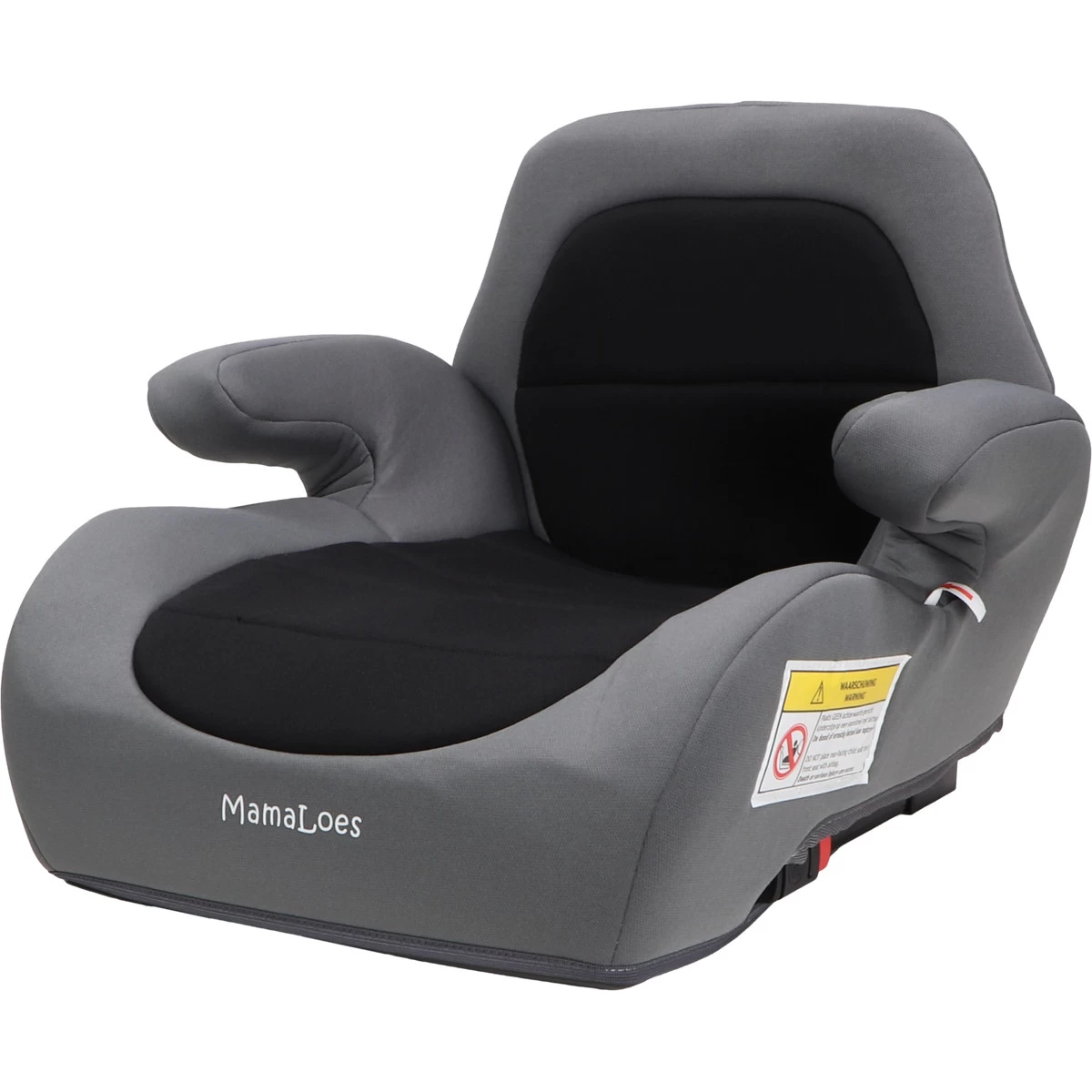 MamaLoes Sem Grijs/Zwart Isofix Booster Stoelverhoger 15-36kg ML050202 - Afbeelding 2