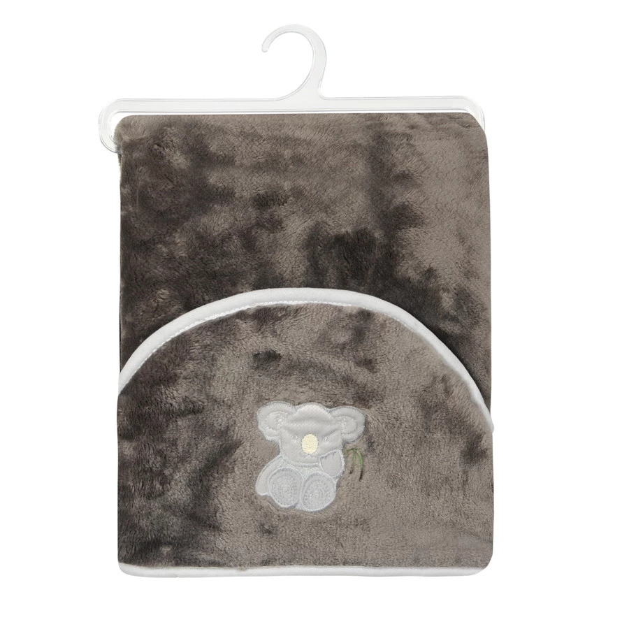 Babymatex Koala Grijs 95x95 Cm Microvezel Wikkeldeken Voor Autostoel TB0149_45 - Afbeelding 3