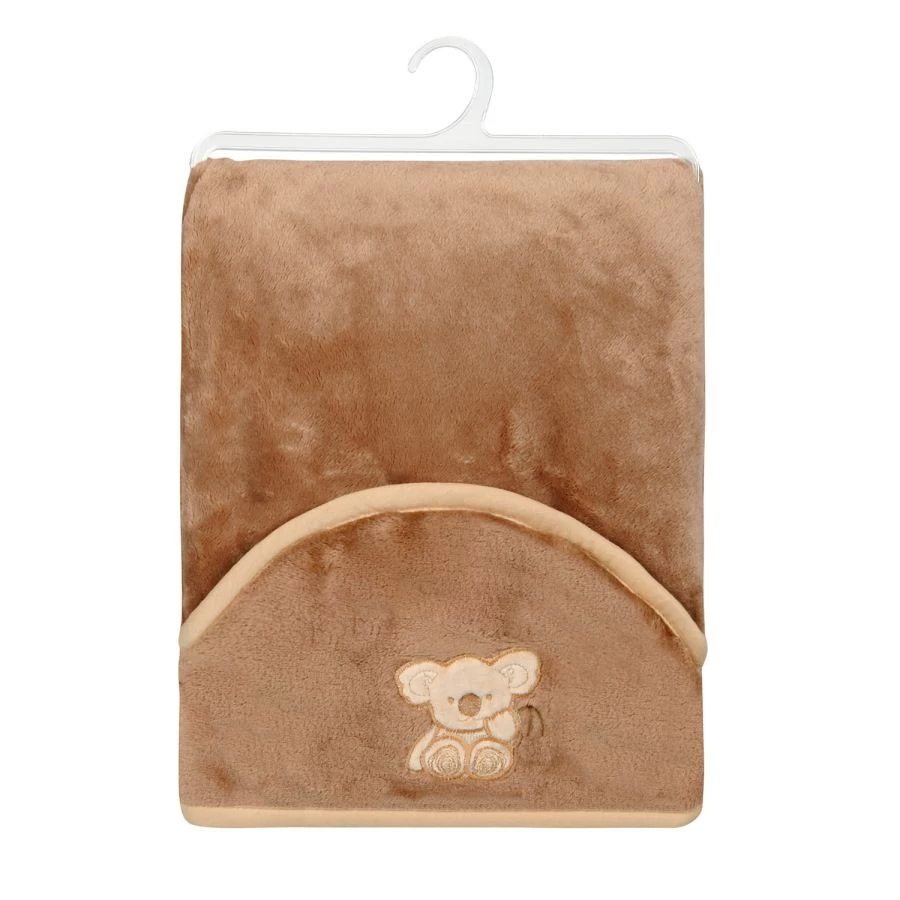 Babymatex Koala Bruin 95x95 Cm Microvezel Wikkeldeken Voor Autostoel TB0149_17 - Afbeelding 3