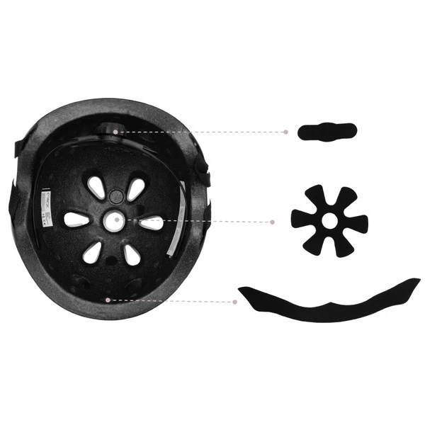 Momi Mimi Black 47-58 Cm Kinderhelm ROBI00019 - Afbeelding 6