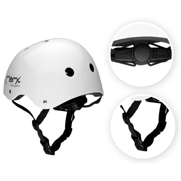 Momi Mimi White 47-58 Cm Kinderhelm ROBI00018 - Afbeelding 5