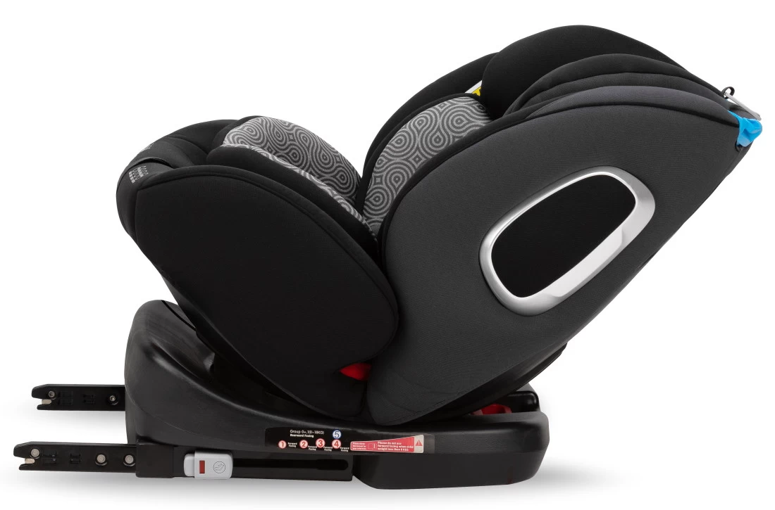 Momi Tordi Zwart Isofix 360° 0-36 Kg Autostoel FOSA00016 - Afbeelding 3