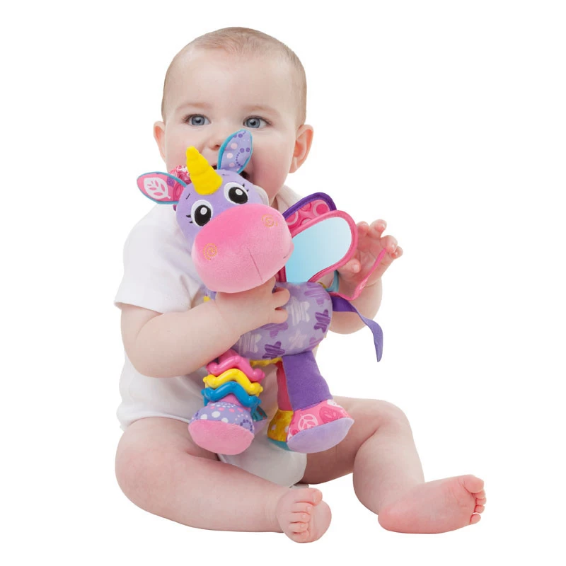 Playgro Activity Friend Stella Unicorn Knuffel Met Hanger P0186981 - Afbeelding 2