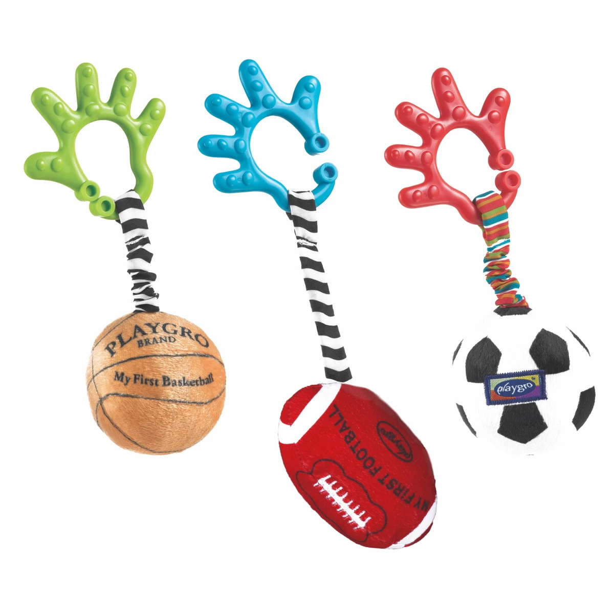 Playgro Baby Sports Balls Buggyspeeltjes P0187310